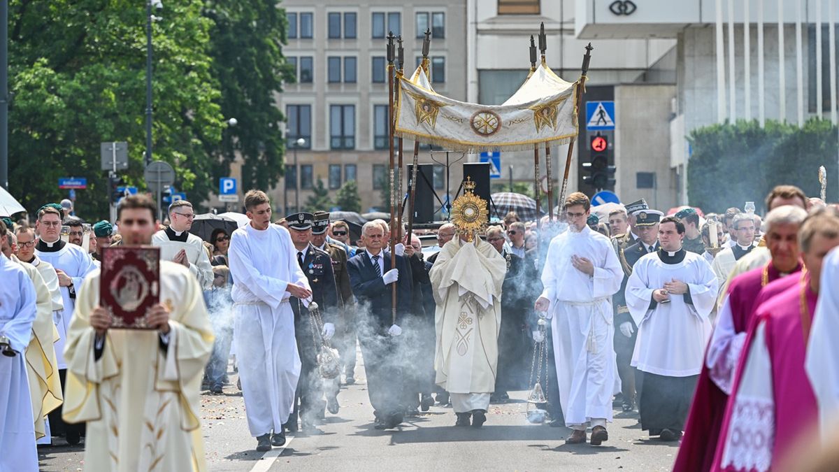 Procesja Bożego Ciała.