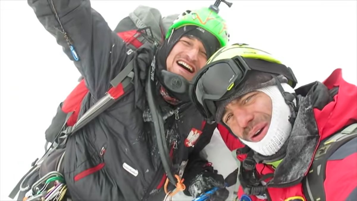 Adam Bielecki i Daniele Nardi (po prawej) wspinali się zimą na Nanga Parbat w 2016 r.