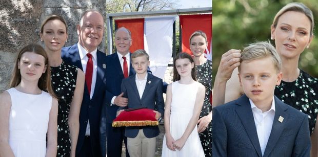 Monakijska rodzina książęca ZAWITAŁA do Francji. Bliźnięta księżnej Charlene i księcia Alberta wzrostem doganiają już rodziców (ZDJĘCIA)