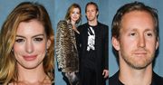 Odmieniona Anne Hathaway zabrała męża na pokaz mody