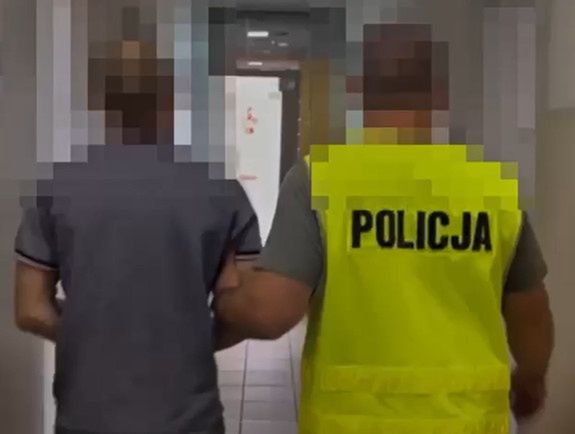 Szaleńczy rajd 30-latka. Ukradł tablice, podpalił auto i rozbił własny samochód