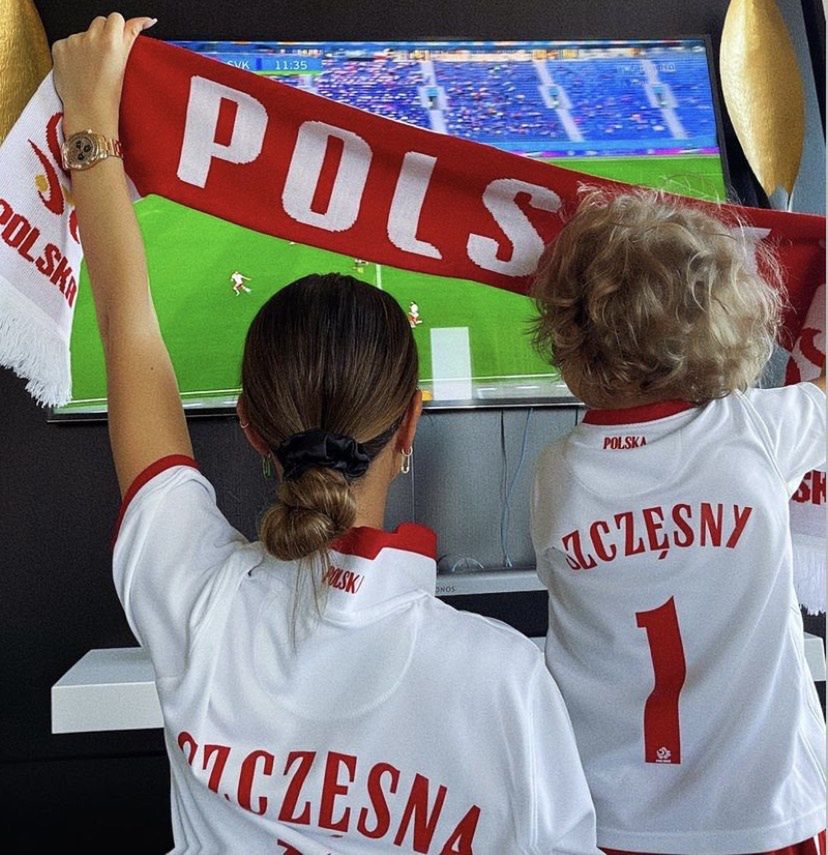 Marina Łuczenko BRONI Wojciecha Szczęsnego po przegranym meczu
