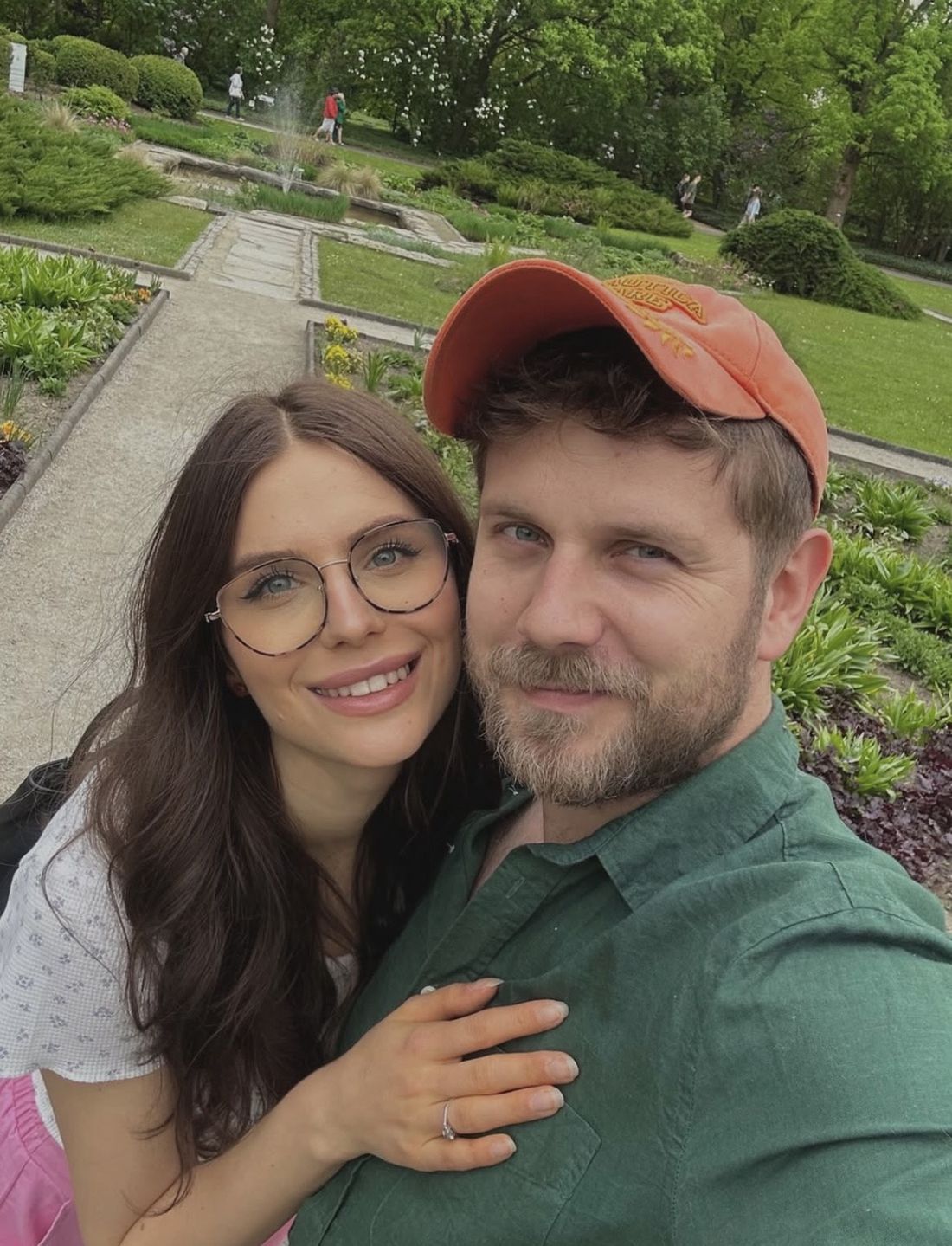 Antoni Królikowski z ukochaną 