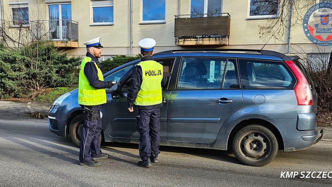 Policyjna kontrola kierowcy