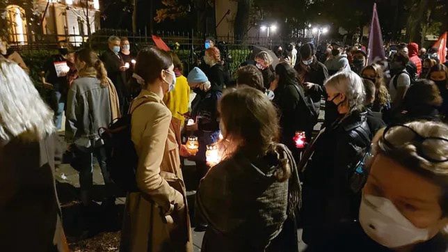 Warszawa. Protest przeciwko aborcji zakończył się w nocy