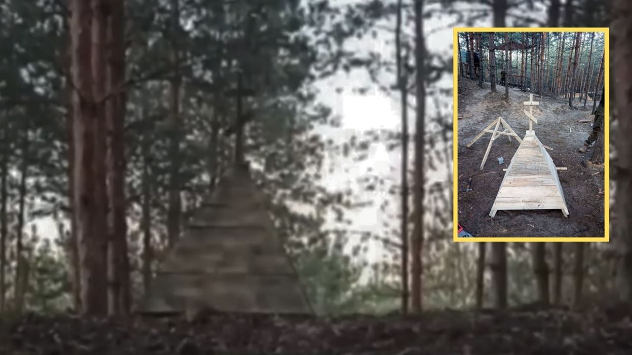 Russians are fighting Ukrainians by placing Orthodox crosses