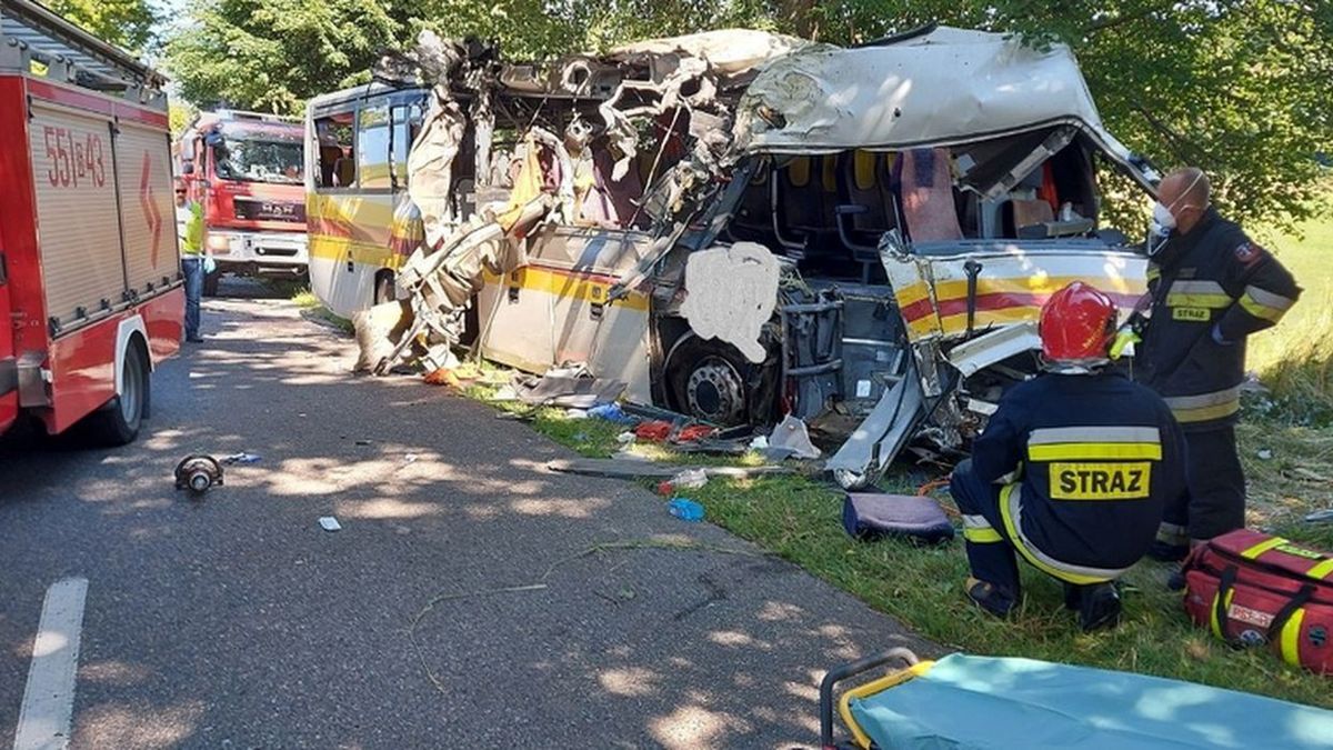 Tragiczny wypadek autobusu na Pomorzu.