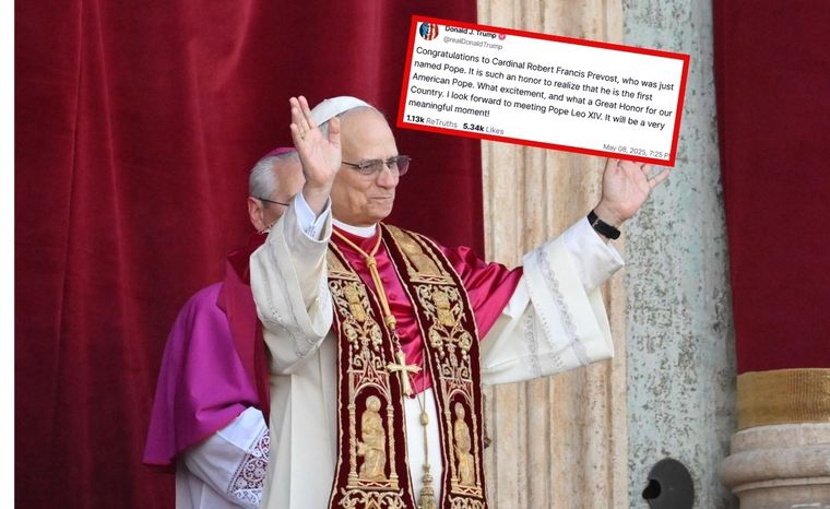 Wybór nowego papieża. Trump zabiera głos