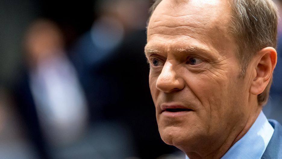 - Europese Top (Brexit)- Sommet de l'Union Européenne (Brexit)  * Donald Tusk (President European Council)17/10/2019pict. by Pool Danny Gys © Photo News via Getty Images)