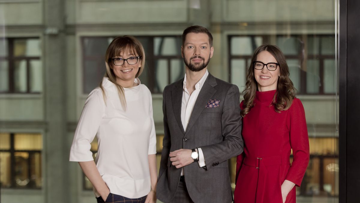 Monika Woźniak, Michał Pawlik i Agnieszka Gołębiowska - zarządzający firmą SMEO