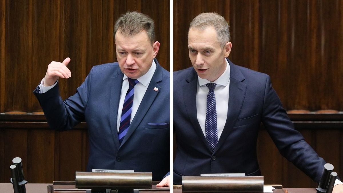 Mariusz Błaszczak (PiS), Cezary Tomczyk (KO)