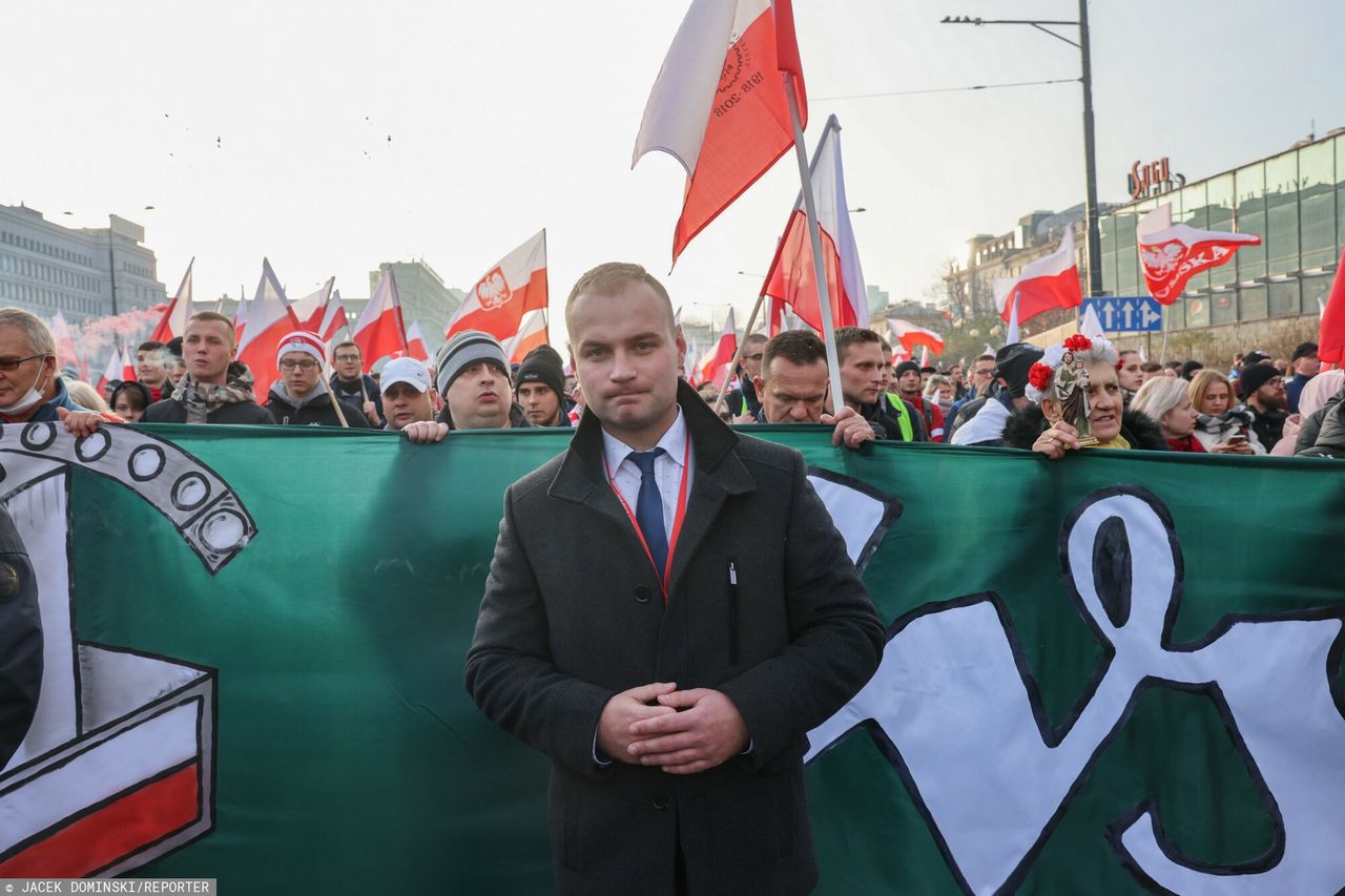 Młodzież Wszechpolska na Marszu Niepodległości 