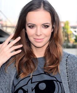 Anna Wendzikowska pluska się w basenie. Miała piękny widok