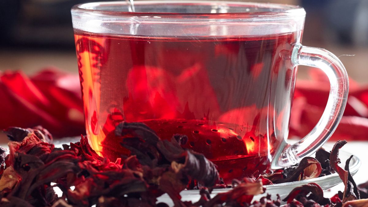 Napar z hibiskusa