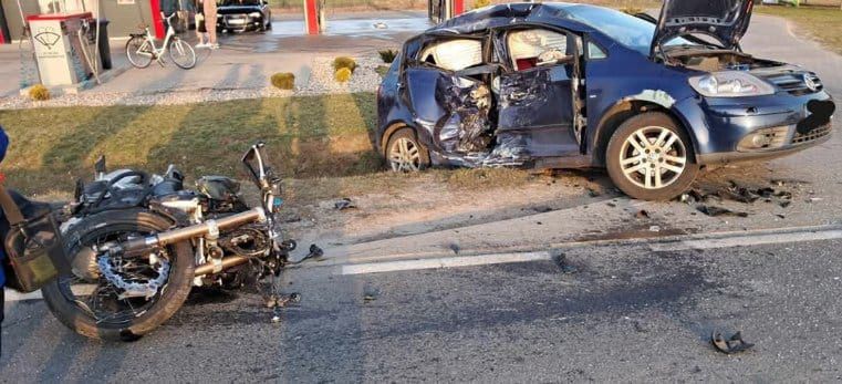 Tragedia w Gorzewie. 40-letni motocyklista zginął na miejscu!