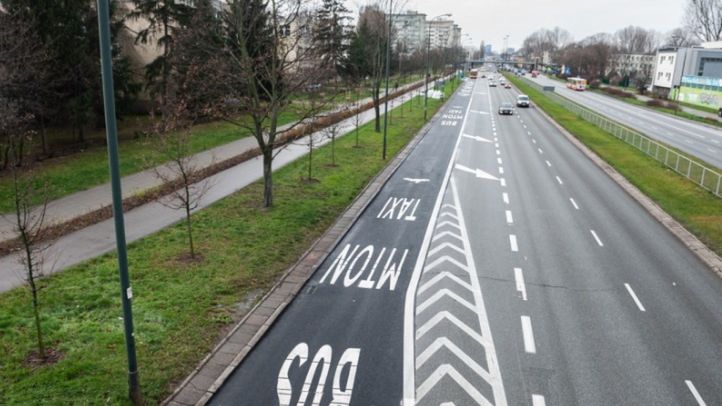 Warszawa. Ratusz planuje kolejne buspasy. 