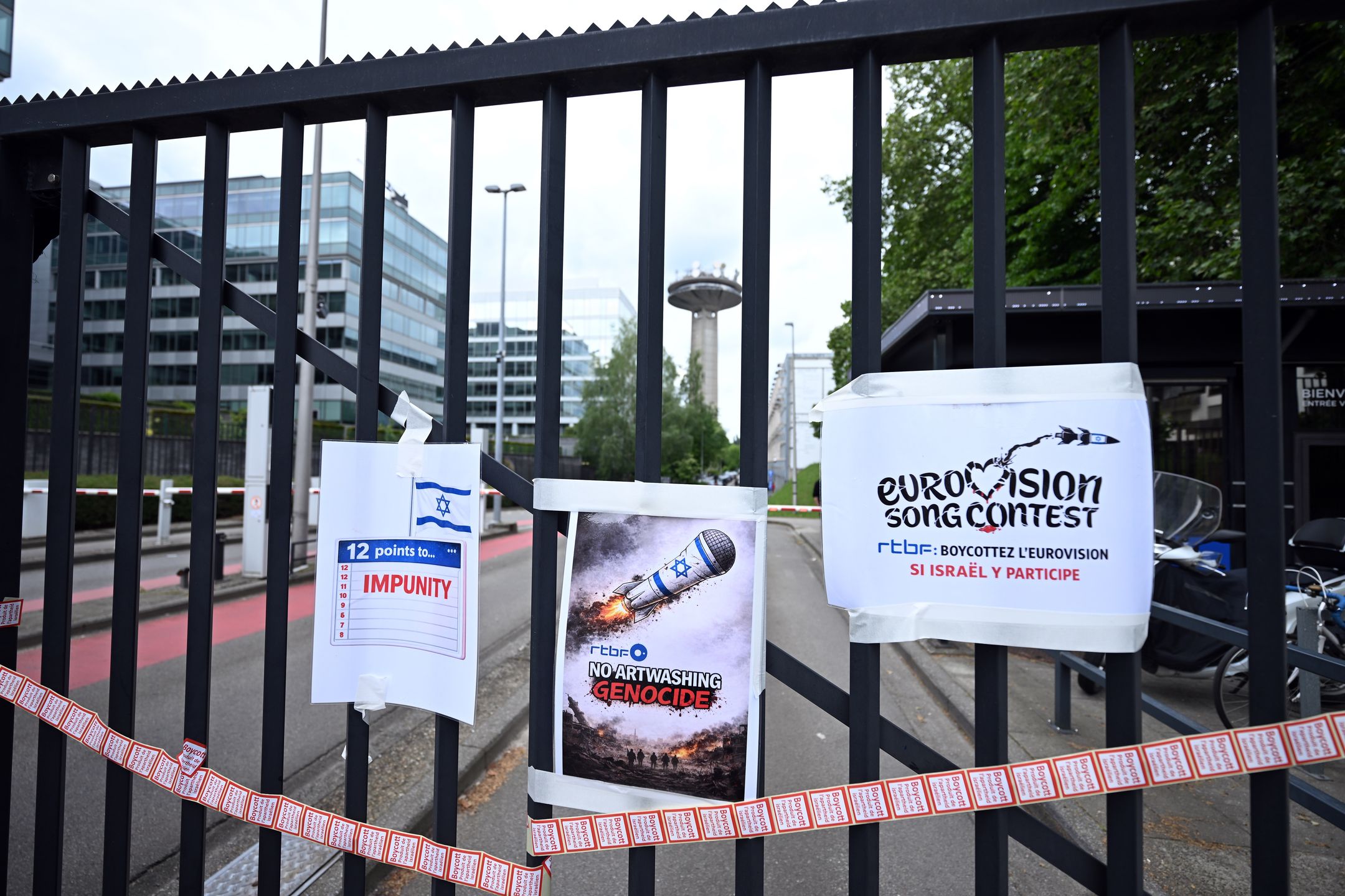 Protest przeciwko Eurowizji