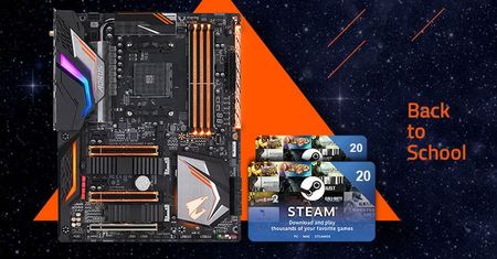 Gigabyte nie zapomina o graczach - atrakcyjny dodatek przy zakupie płyt X370, B450 i X470