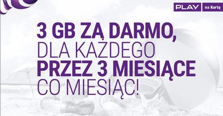 9 GB za darmo dla wszystkich w Play na Kartę