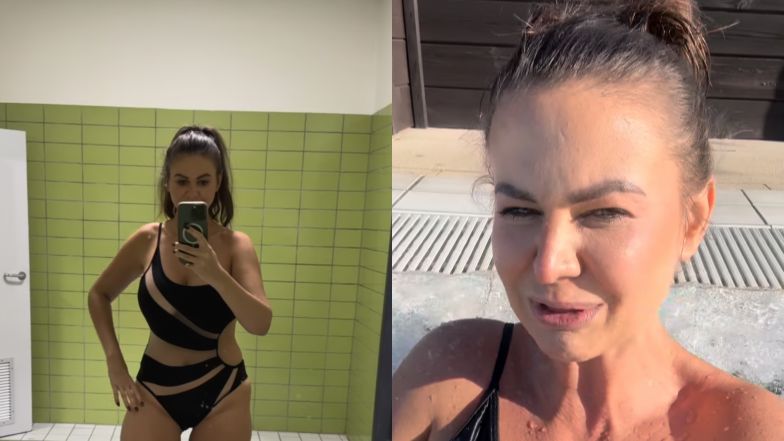 Maja Rutkowski prezentuje figurę w stroju kąpielowym