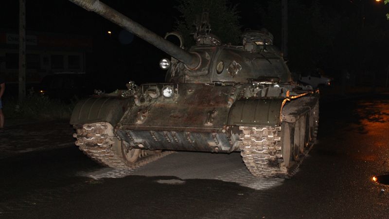T 55 po zatrzymaniu