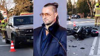 Tak wyglądał wypadek z udziałem 42-letniego kierowcy. Media donoszą, że auto prowadził Aleksander Milwiw-Baron (ZDJĘCIA)