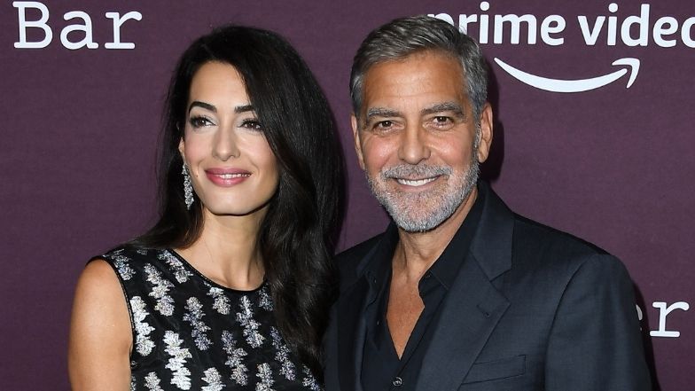 Dawno niewidziani George i Amal Clooneyowie pozdrawiają uśmiechami na premierze w Los Angeles (ZDJĘCIA)