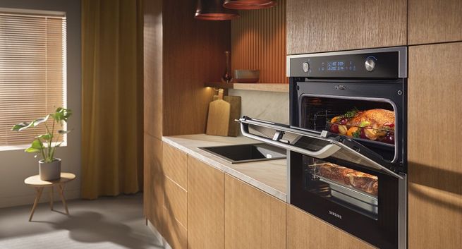 Samsung promuje piekarniki Dual Cook i Dual Cook Flex w akcji „Piecz parami i na parze"
