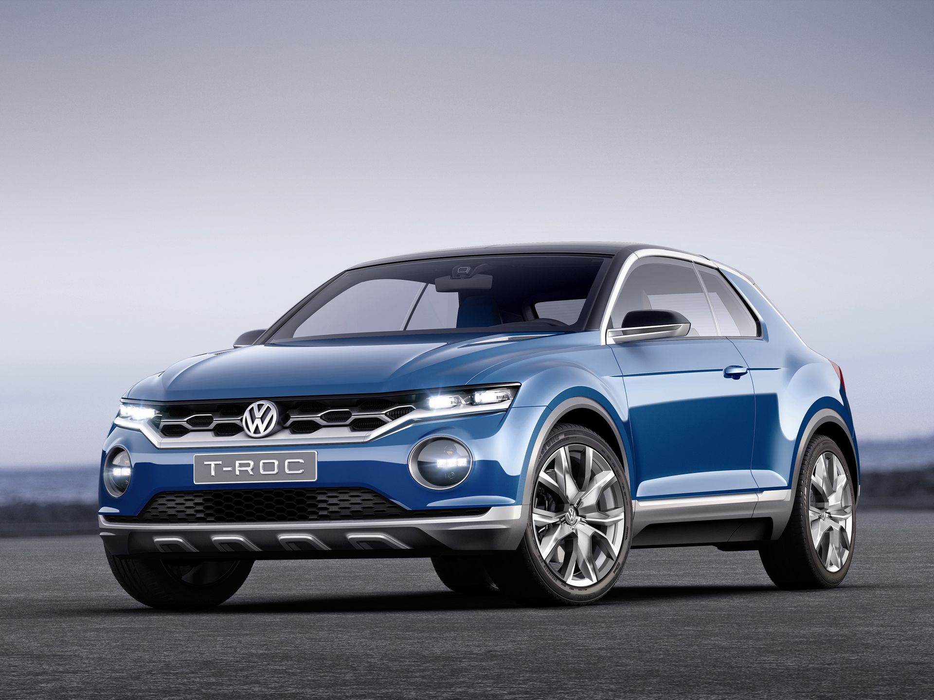 T-Roc Concept - jak widać, z wyglądu nie wiele różni się od wersji produkcyjnej