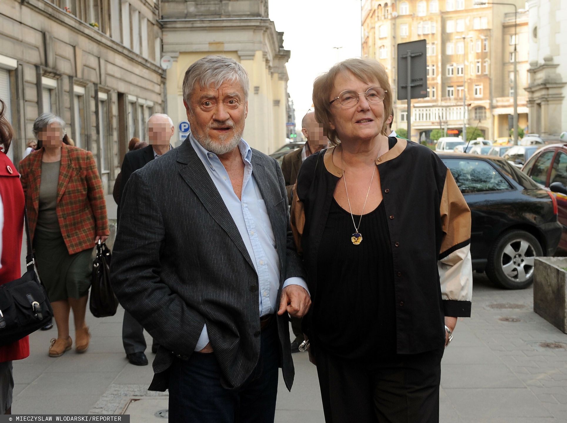 Janusz Michałowski i Izabella Cywińska