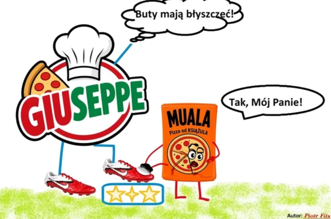Internauci śmieją się z pizzy Książula