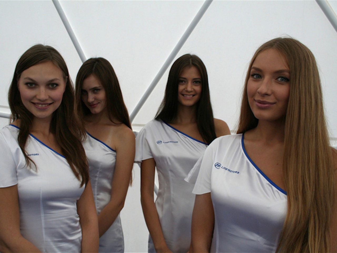 Hostessy z targów motoryzacyjnych w Moskwie (2012)