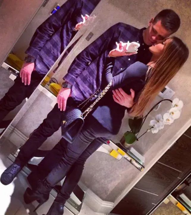 Marina Łuczenko i Wojciech Szczęsny w 2013 roku