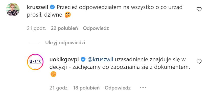 Kruszwil i UOKiK