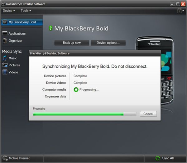 BlackBerry OS 6.0 przegląd systemu 6