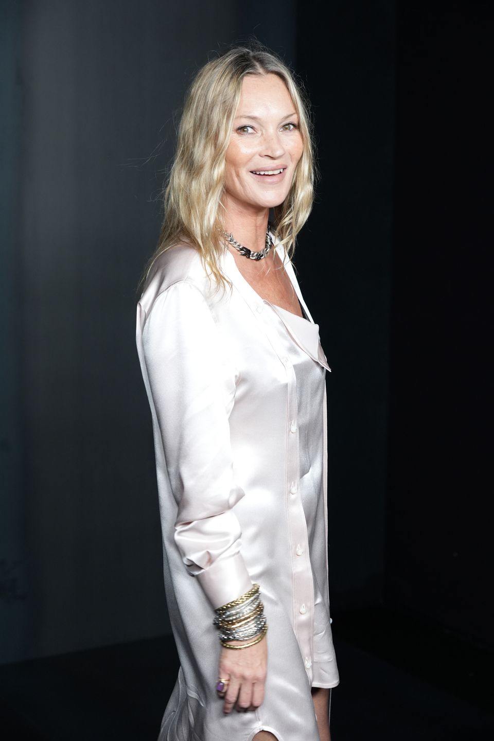 Kate Moss na pokazie Diora