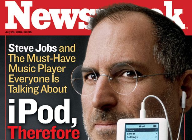 Steve Jobs na okładce "Newsweeka" w 2004 roku