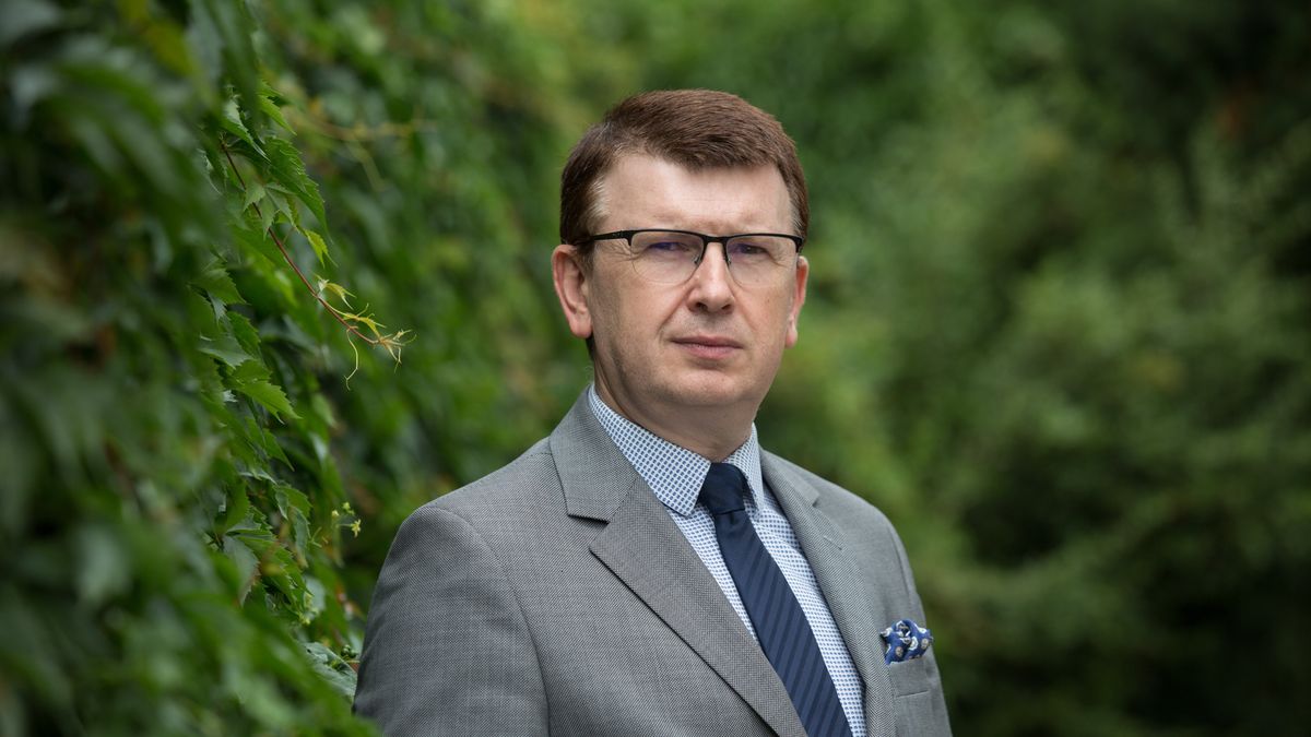 Jarosław Górczyński. Zdjęcie z czasów prezydentury w Ostrowcu Św