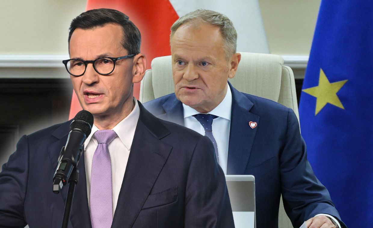 Morawiecki zamieścił nagranie. "Dwie wiadomości dla Tuska"