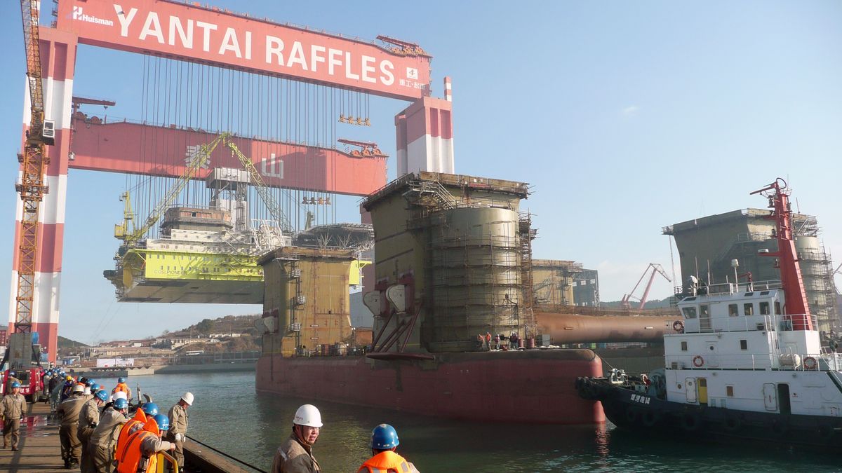 Tragedia w porcie Yantai nad Morzem Żółtym. (Wikimedia .CC.Haakman)