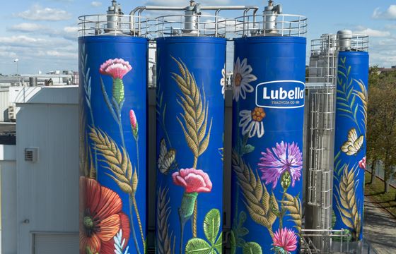 Lubella z nowym muralem. Świętuje Dzień Makaronu