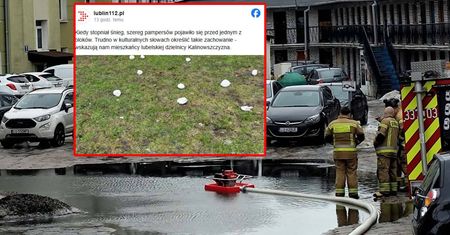 Topnieje śnieg i wychodzą… pampersy. Mieszkańcy oburzeni