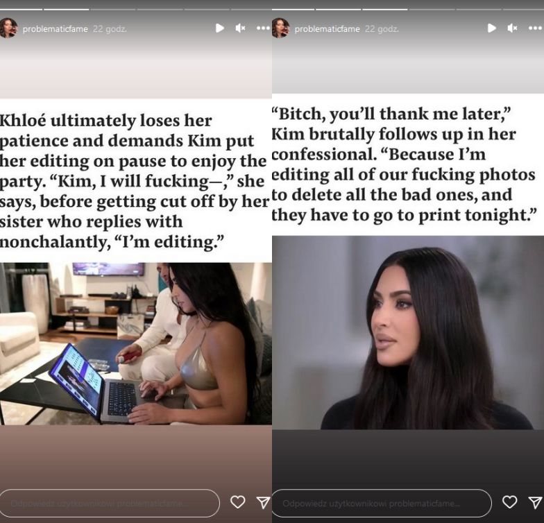 Kim Kardashian edytuje zdjęcia paparazzi