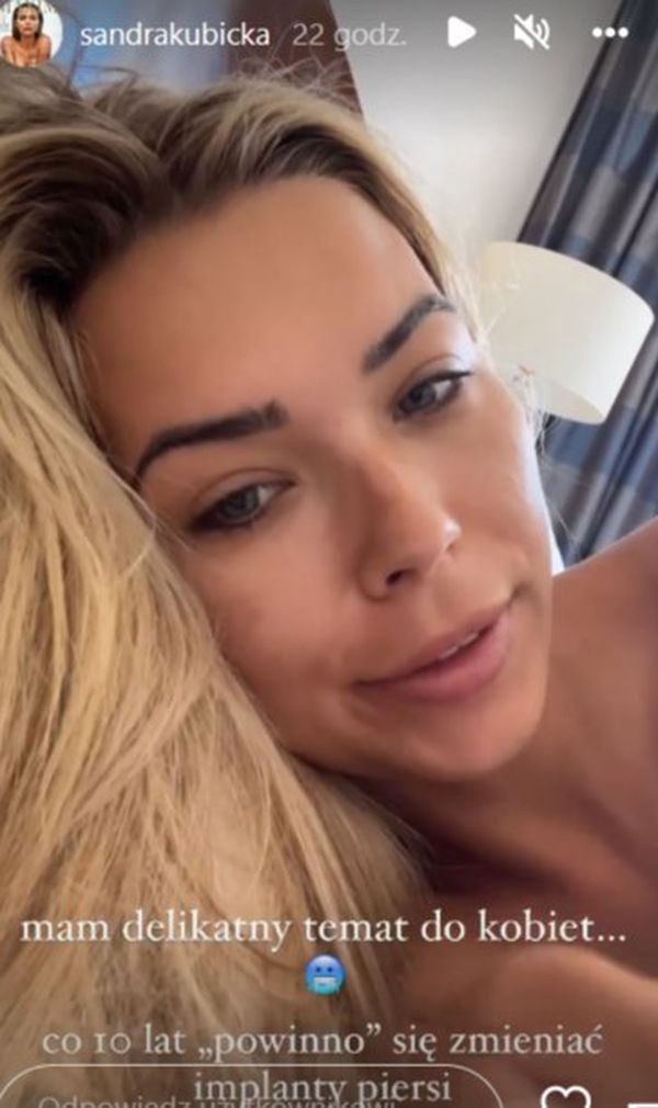 Sandra Kubicka mówi o swoich implantach 