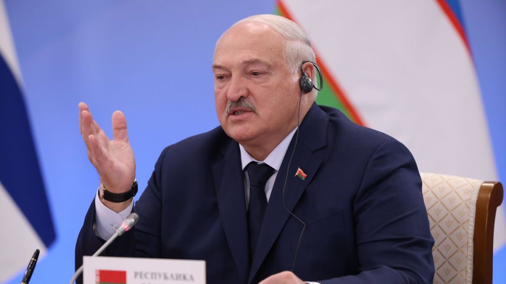 Russian President Vladimir Putin Attends Supreme Eurasian Economic Council Meeting
IGORA, RUSSIA - DECEMBER 26: (RUSSIA OUT) Belarussian President Alexander Lukashenko speaks during the Supreme Eurasian Economic Council Meeting on December 26, 2024, in Igora ski resort, north of Saint Petersburg, Russia. Leaders of Armenia, Russia, Belarus, Kazakhstan, Kyrgyzstan, Tajikistan gathered for an annual economic summit of post-Soviet states. (Photo by Contributor/Getty Images)
Contributor