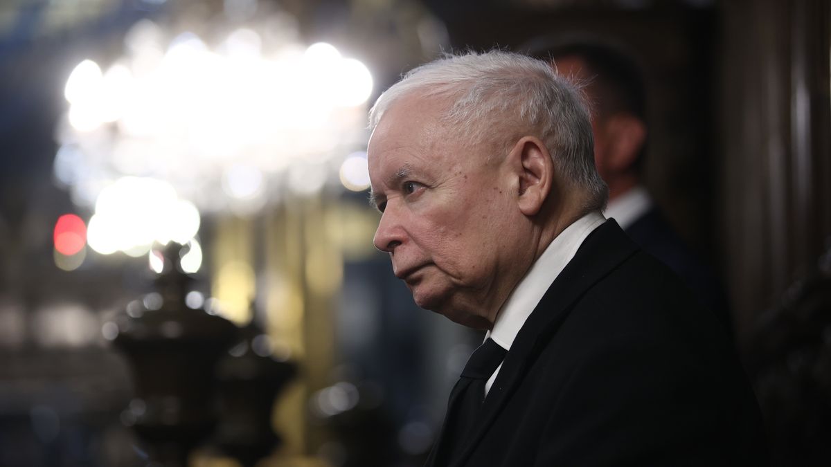 Prezes PiS Jarosław Kaczyński