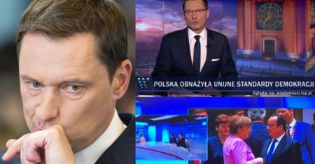 "Wiadomości" o wyborze Tuska: "Polska obnażyła UNIJNE STANDARDY DEMOKRACJI!"