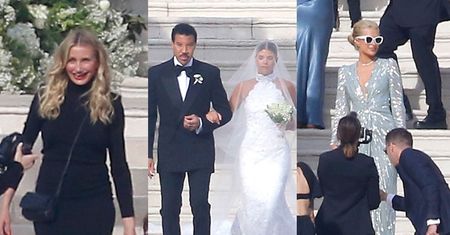 Plejada gwiazd na bajkowym ślubie Sofii Richie: Paris Hilton z obstawą paparazzi, Cameron Diaz z rodziną (ZDJĘCIA)