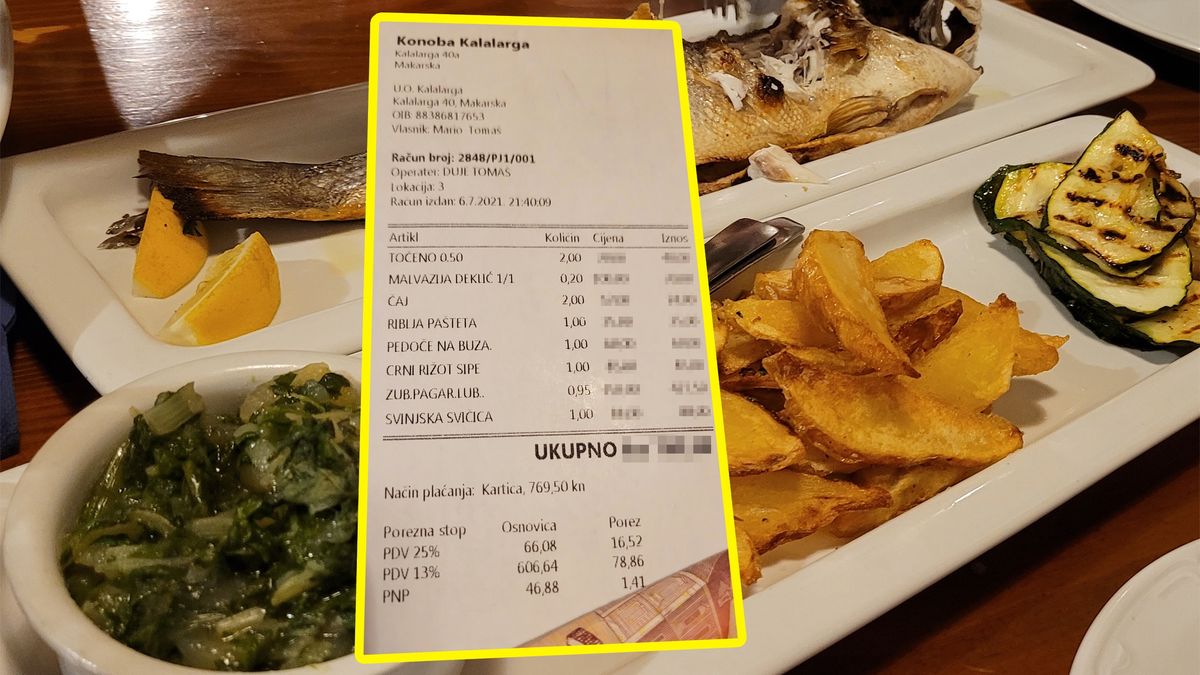 Czytelniczka pokazała paragon znad Adriatyku. Te ceny mogą szokować!