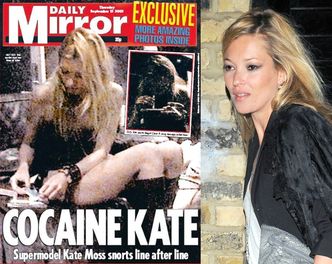 Kate Moss zarabia na swojej narkomanii!